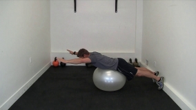 3D Stability Ball Back Extension